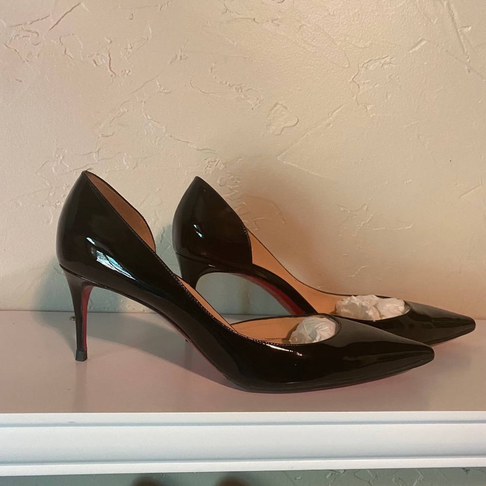 Iriza 70 mm Black Patent leather size 39